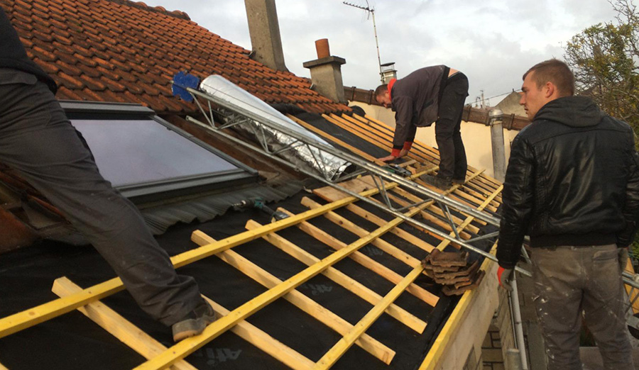 Rénovation de toiture à Rueil Malmaison dans les Hauts de Seine